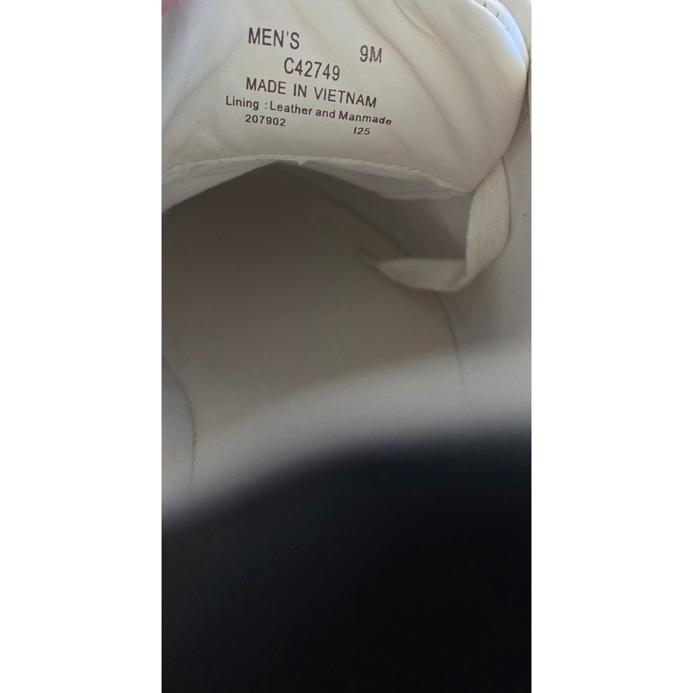 Cole Haan Mens GrandPro Tennis 2.0 Ivory Black Leather Sneakers C42749 Size 9M - Picture 6 of 8